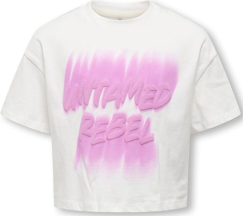 T-shirt - Dierenprint - Croptop-stijl - Kinderen