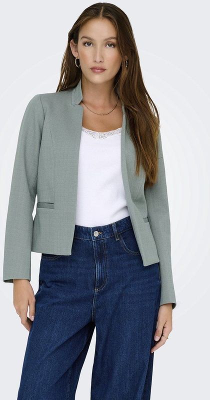 Only - Korte Blazer - Regular Fit - Lange Mouwen - V-hals