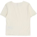 ONLY - Shirt - Wit - Recht Model - Kwartmouw - Effen