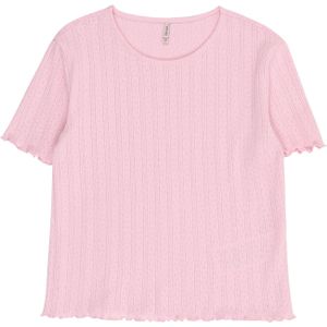 ONLY GIRLS - T-shirt - Wit - Katoen - Korte Mouwen