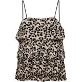 ONLY - ONLShea - Spaghetti Top - Camel - Dierenprint