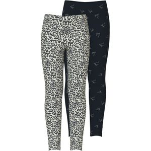 Name It - NKFVIVIAN Legging - Lichtgrijs Melange - Jersey - 2-delig