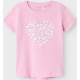 NAME IT Nmfvix 2P Ss Lot de 2 hauts pour fille, Rose givré, 110