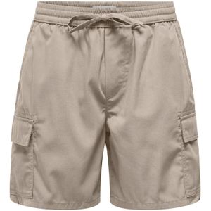 Only & Sons - Cargoshort - Groen - Katoen - Slanke Pasvorm