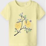 Name It - Nbffaberry 2P Ss Top Box - Cloud Dancer - Baby Top - Korte Mouwen