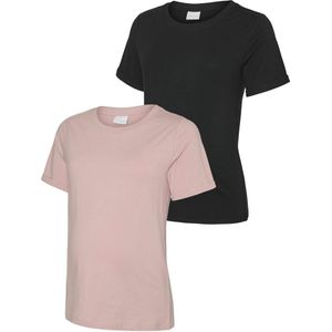 Voedingsshirts - Effen - Jersey - 2 Pack - Normale Pasvorm