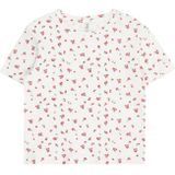 ONLY - KOGBELLA - T-shirt - Knalrood - Bloemenprint