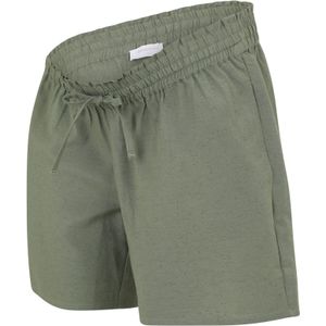 Regular Fit Shorts - Groen - Katoen - Koordsluiting - Zijzakken met Knoopsluiting