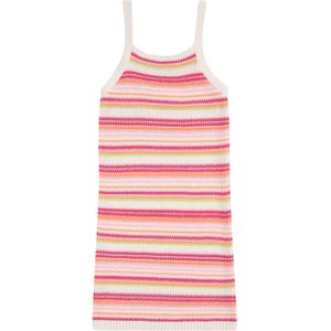 Jurk - Meerkleurig - Fijngebreid - Spaghettibandjes