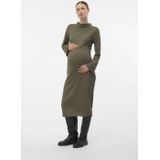 Mlsadie - Zwangerschapsjurk - Midi-lengte - Lange Mouwen - Regular Fit