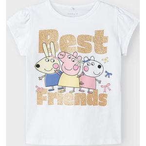 Peppa Pig - T-shirt - Roze - Jersey - Rubberen Print