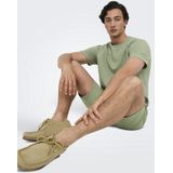 Only - Casual T-shirt - Jadeite/White Stripes - 100% Katoen