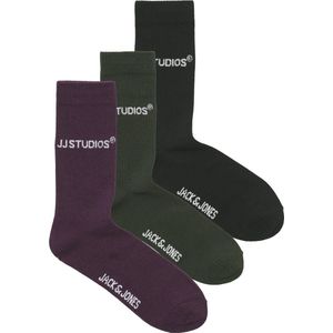 Duffel Bag - Zwart - Katoenmix - 3 Delen