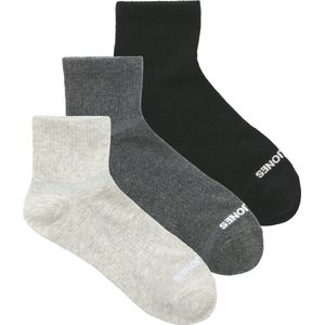 Jack & Jones - JACLUCA SHORT TENNIS SOCKS - Vrijetijdssokken - Zwart - 3 Paar