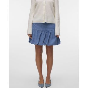 Vmadine - High Waist - Spijkerrok - Stonewash - Ritssluiting