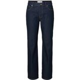 Jeans - Mid-waist Straight Fit - 5-pocket model - Relaxed Fit