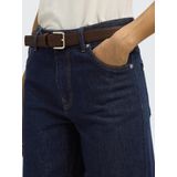 Jeans - Mid-waist Straight Fit - 5-pocket model - Relaxed Fit