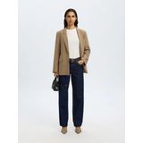 Jeans - Mid-waist Straight Fit - 5-pocket model - Relaxed Fit