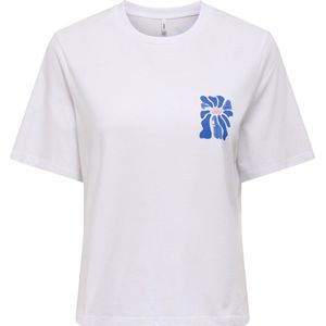 Only - ONLRITA - T-shirt - Bloemen - Katoen