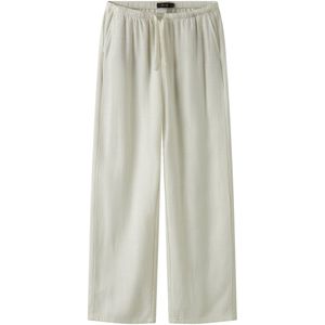 Harembroek - Wijde Pijpen - Groen - 83% Viscose 17% Linnen