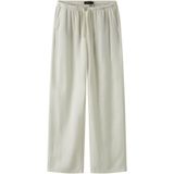Harembroek - Wijde Pijpen - Groen - 83% Viscose 17% Linnen