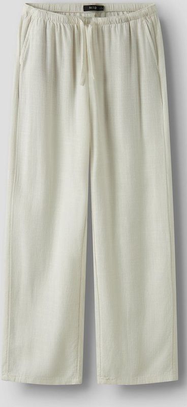 Harembroek - Wijde Pijpen - Groen - 83% Viscose 17% Linnen