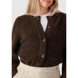 Vest - Ronde Hals - Lange Mouwen - Wol/Alpaca/Polyester - Normale Pasvorm