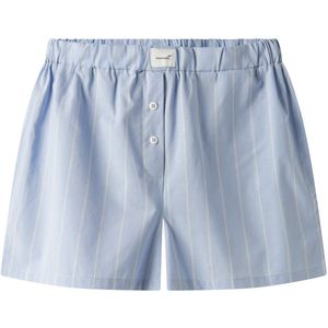 Gestreept - Shorts - Geweven Stof - Elastische Taille - Knoop Detail