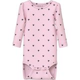 NAME IT - NBFDHEART - Romper - Zacht Katoen-Elastaan - Lange Mouwen