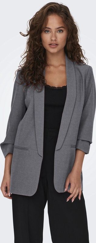 Only - ELLY - Lange Blazer - Regular Fit - 3/4-Mouwen