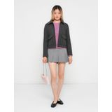 Vero Moda - Vmsafir Short Jacket Ga Noos - Jas - Dark Grey Melange