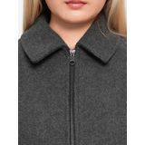 Vero Moda - Vmsafir Short Jacket Ga Noos - Jas - Dark Grey Melange