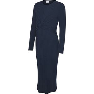 MAMALICIOUS - Jurk - Donkerblauw - Met Borstvoedingsfunctie - Aansluitende Pasvorm