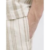 Relaxed Fit Bermuda - Zwart - Geweven Stoffen - Trekkoord in Taille