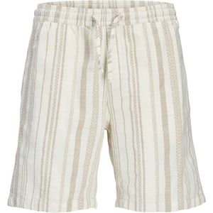 JACK & JONES - JPSTJAIDEN BOHEME - Broek - Ecru - Loosefit