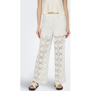 Jacqueline de Yong - Broek - Wit - Elastaan