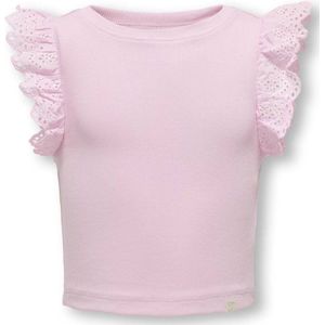 ONLY MINI - Tank Top - Mouwloos - O-hals - Broderie Anglaise