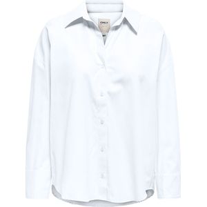 Onloregon Solo Shirt WVN, wit (bright white), XXL