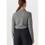 Selected - Thea - Lange Mouw Poloshirt - Gebreide Trui - Regular Fit - 100% Merinowol