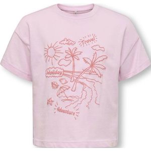 ONLY MINI - T-shirt - Meisjes - Multicolor - Jersey - O-hals