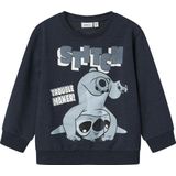 Sweatshirt - Stitch - Blauw - Katoen - Lange Mouwen