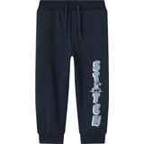 Joggingbroek - Stitch - Blauw - Ongeborstelde Sweatstof - Verstelbare Taille