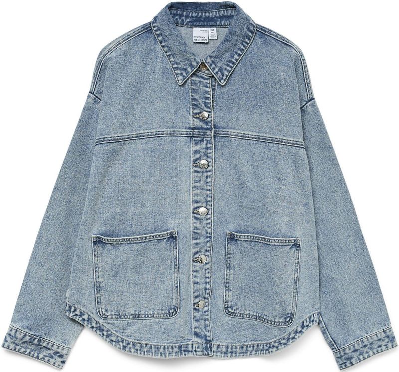 Shacket - Zwart - 80% Katoen 20% Polyester - Gerecycled Katoen