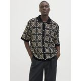 Jack & Jones - JORCARTAGENA - Gebreid Vest - Beige / Zwart / Wit