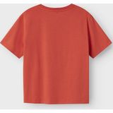 Regular Fit - T-shirt - Groen - Katoen - Rubberen Print