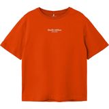 Regular Fit - T-shirt - Groen - Katoen - Rubberen Print