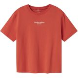 Regular Fit - T-shirt - Groen - Katoen - Rubberen Print