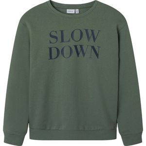 Sweatshirt - Regular Fit - Geborstelde Sweatstof - Lange Mouwen