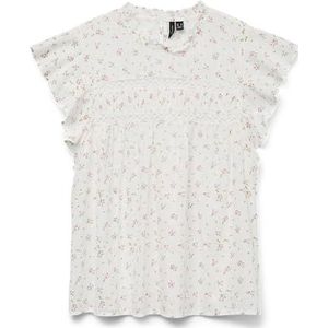 Vero Moda Blusenshirt »VMTRINE SL LACE TOP WVN NOOS«
