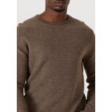 Selected - Ross - Gebreide Trui - 100% Biologisch Katoen - Ronde Hals - Lange Mouwen